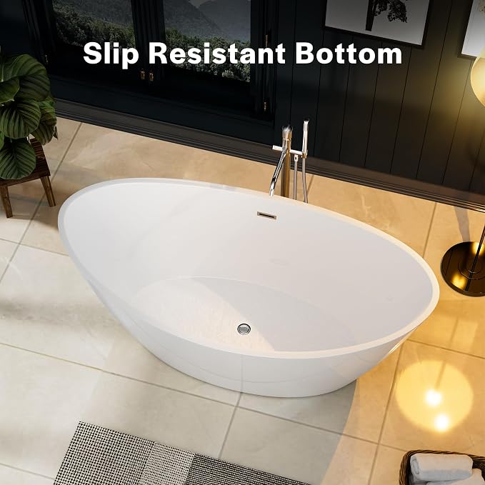Empava EMPV-FT1518 67" Acrylic Freestanding Bathtub - Image 8