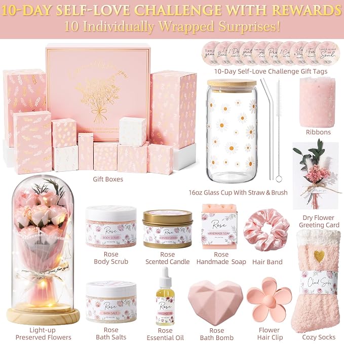 Christmas Gifts for Women & Teenage Girls, 10 Day Self Love Challenge to Unlock - Image 2