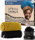 African Net Sponge Black and AntiGolden by RelaxScene