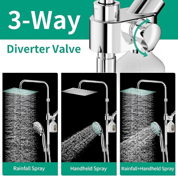 10" Filtered Rain Shower Head - Image 3