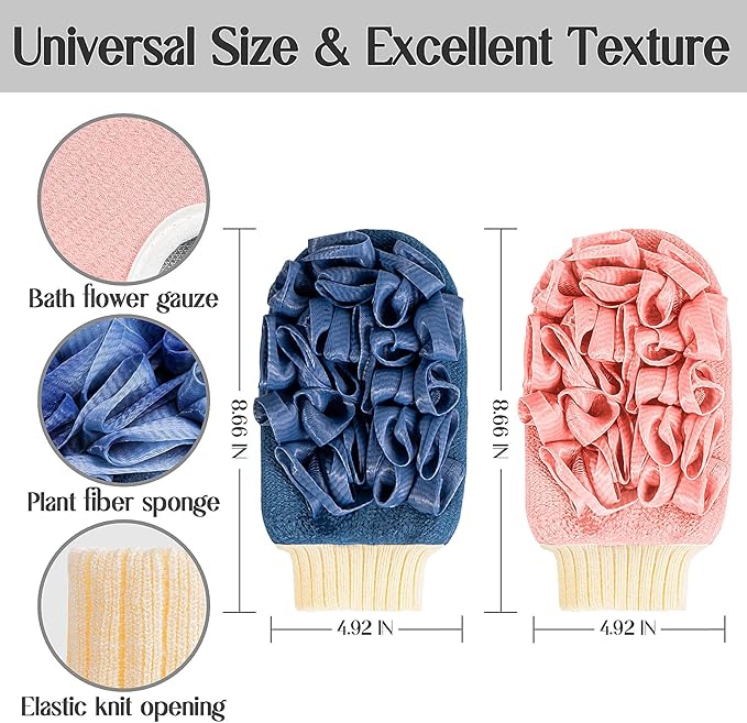 Deep Exfoliating Mitts Double-Sided Gloves - Image 2