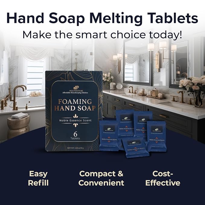 Foaming Hand Soap Tablets Refill – Noble Essence Scent - Image 8