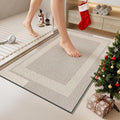 Non Slip Bath Mat, Rubber Backing Ultra Thin Bathroom Rugs Fit Under Door Quick by YDKGL