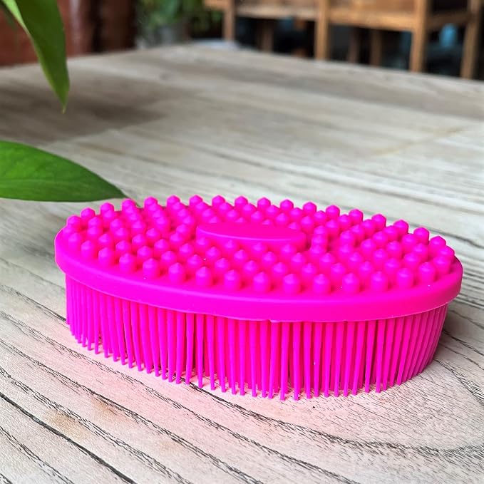 Premium Sensory Brush for Kids or Autism, Soft Silicone Body Scrubber, 2 in 1 - Image 3