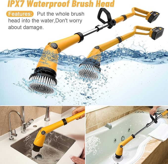 Qimedo 1500 RPM Electric Spin Scrubber - Image 7