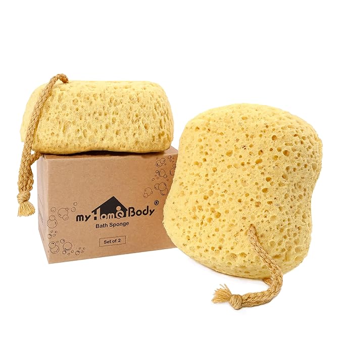 myHomeBody Bath Sponge, Foam Loofah, Body Scrubber by myHomeBody