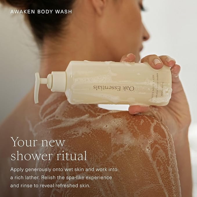 Oak Essentials Awaken Body Wash | Hydrating Shower Gel - Image 4