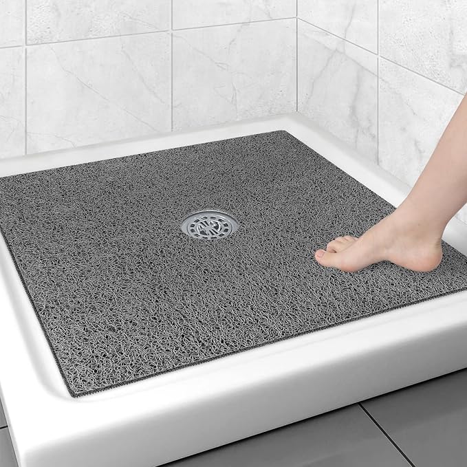 Square Shower Mat Non Slip: 31x31 Inch Extra Large Shower Floor Mat by Unknown
