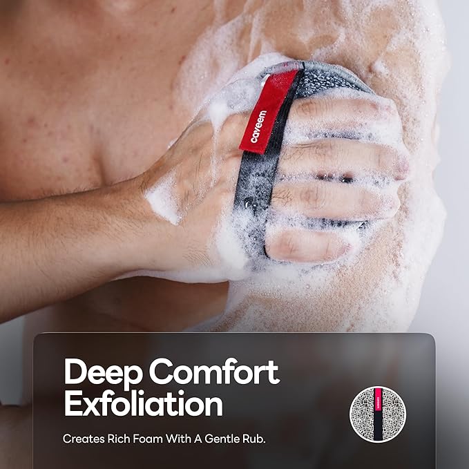 Exfoliating Body Scrubber, Extra Rough Shower Exfoliator Sponge, Body - Image 2