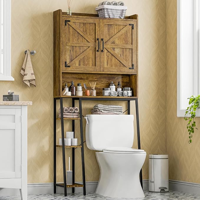 Vabches Over The Toilet Storage Cabinet, Farmhouse Storage Cabinet Over Toilet by Vabches