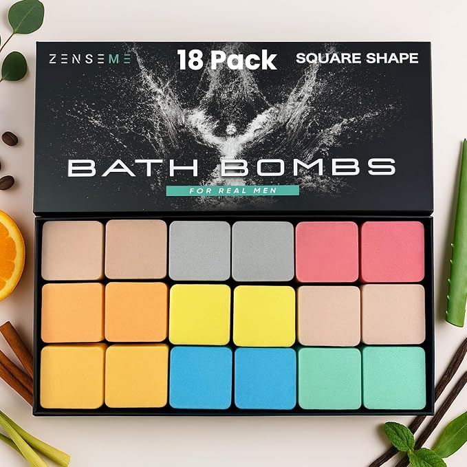 Bath Bombs for Men by Zenseme