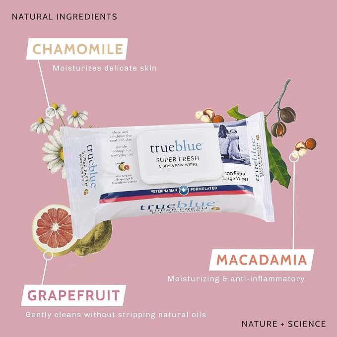 TrueBlue Super Fresh Body and Paw Wipes - Image 3