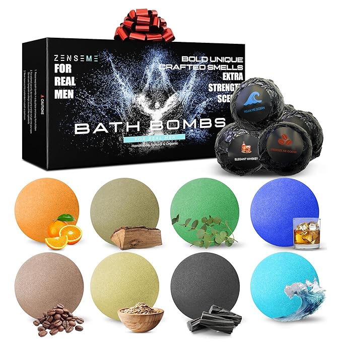 Bath Bombs for Men by Zenseme