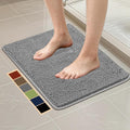 Bcoimo 24"×17" Absorbent Bath Mat, Non-Slip by Bcoimo
