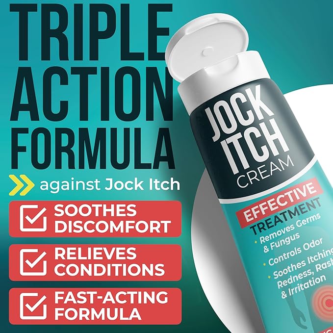 Jock Itch Cream | Extra Strength Antifungal Treatment - Image 2