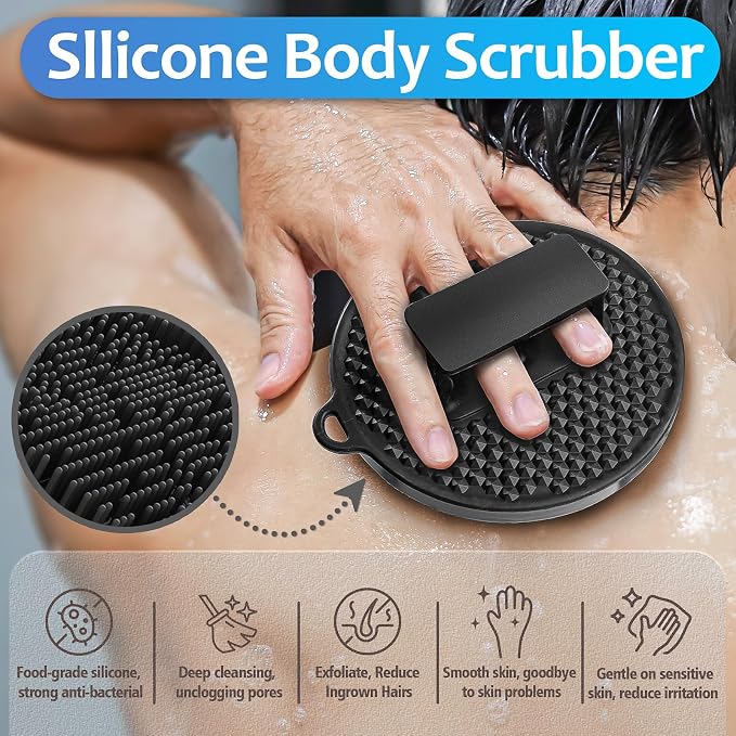 3 Soft Silicone Scrubbers - Image 2