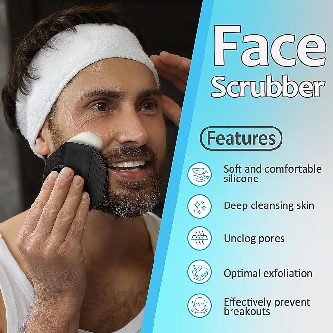 3 Soft Silicone Scrubbers - Image 3