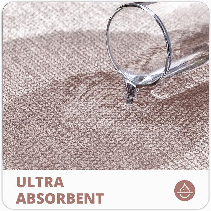 Bath Mat, Ultra Thin Bathroom Rugs, Rubber Bath Mats - Image 3