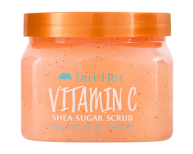 Tree Hut Vitamin C Shea Sugar Scrub, 18 oz, Ultra Hydrating and Exfoliating by TreeHut