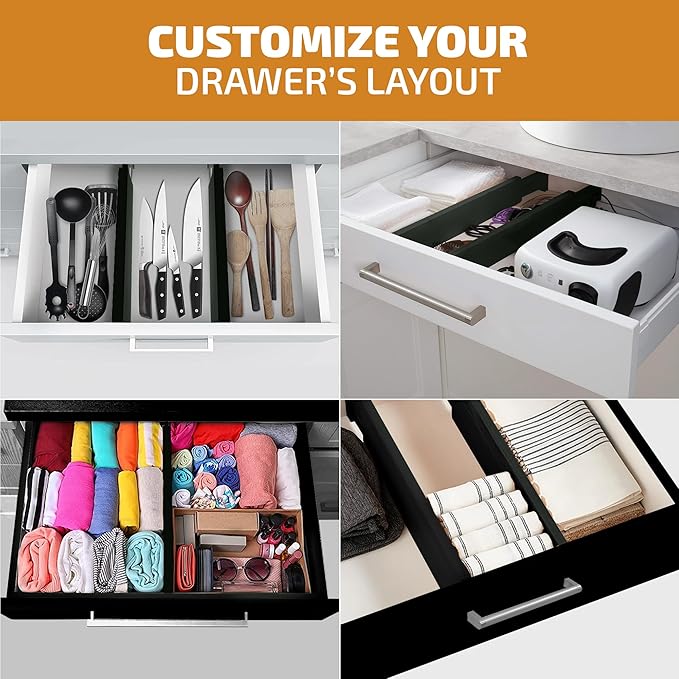 Bambüsi 4 Pack Drawer Dividers - Image 6
