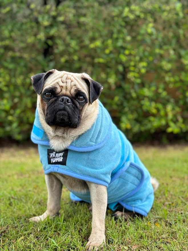 Tuff Pupper Fast Drying Dog Bath Robe | 800 GSM Plush Dog Towel - Image 8