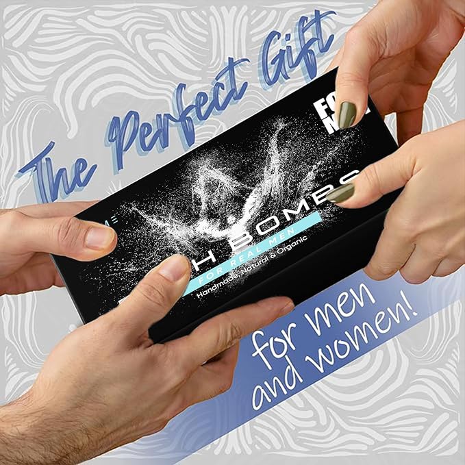 Bath Bombs for Men, Gift Set of 18 Scented Organic Handmade Bath Bombs of 2.5 oz - Image 6