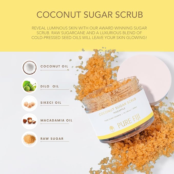 Pure Fiji Coconut Sugar Body Scrub - Image 6