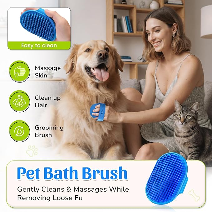 Dog Washing Hose Attachment–ALL IN ONE Dog Bath Supplies, Hose Soap Sprayer - Image 4
