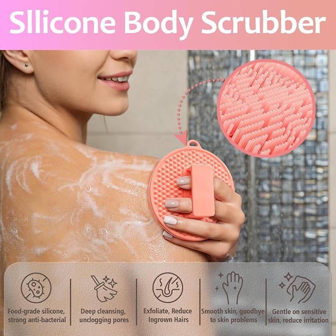 3 Soft Silicone Skin Scrubbers - Image 3
