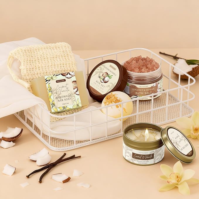 Gifts for Women Happy Birthday Gift Baskets, Bath and Body Gift Set Mothers Day - Image 6
