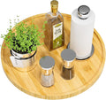Lazy Susan Organizer, 13.2 Inch Non-Skid Bamboo Lazy Susan by VeyFey
