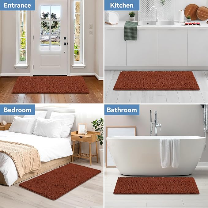 Bcoimo 48"×24" Absorbent Bath Mat, Non-Slip - Image 7