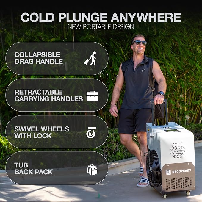 Cold Plunge Tub, 90 Gallon, 0.8 Horsepower – Heavy-Duty Ice Bath Tub - Image 8
