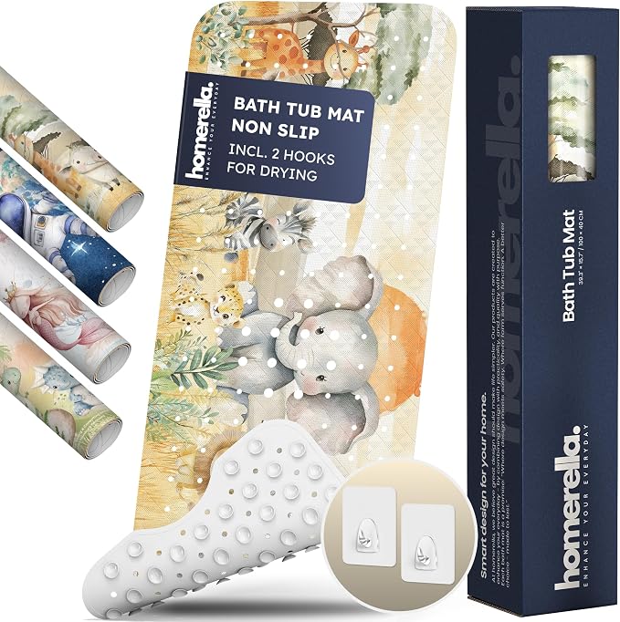 Bath Tub Mat Non Slip Anti Mold by Homerella