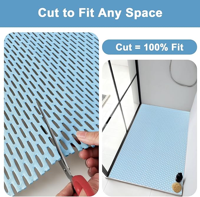 Extra Large Shower Mat: 47"x32" Non Slip Shower Mats - Image 6