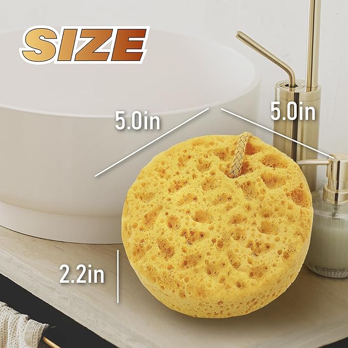 myHomeBody Bath Sponge, Foam Loofah, Body Scrubber - Image 2