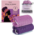 CORATED African Net Sponge Authentic, Shower Loofah Exfoliating Bath Sponge by CORATED