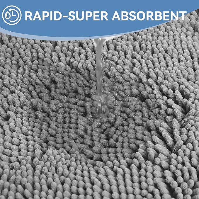 Bcoimo 70"×24" Absorbent Bath Mat, Non-Slip - Image 5