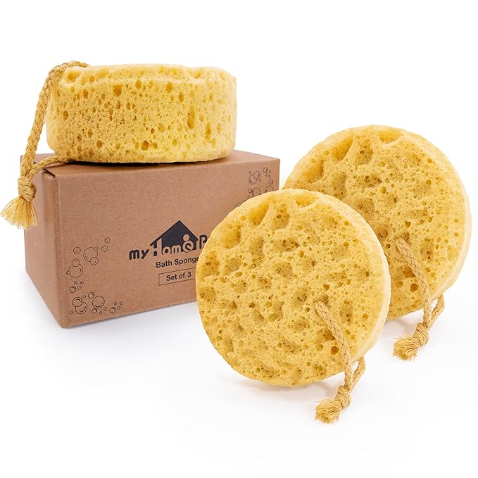 myHomeBody Bath Sponge, Foam Loofah, Body Scrubber by myHomeBody