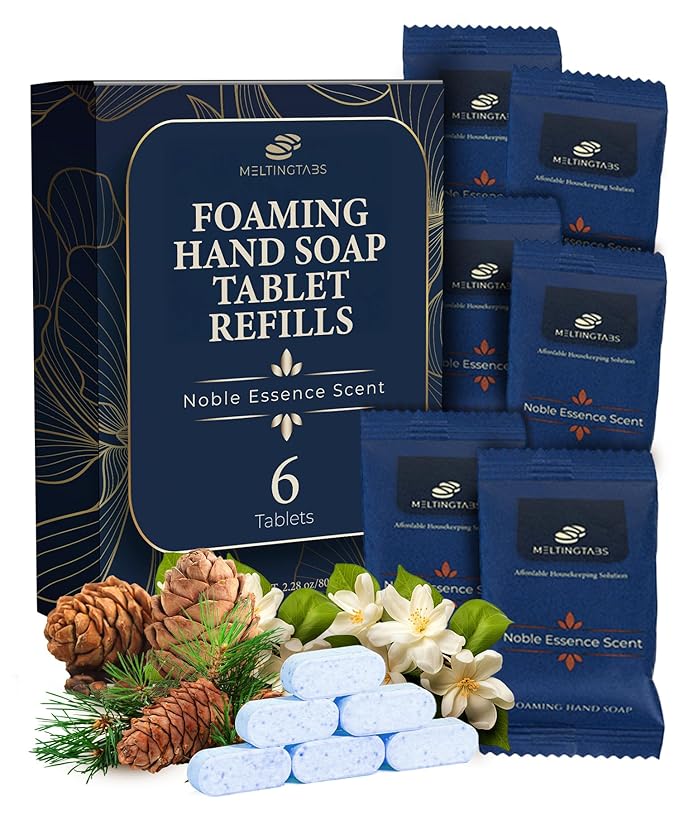 Foaming Hand Soap Tablets Refill – Noble Essence Scent by MELTINGTABS