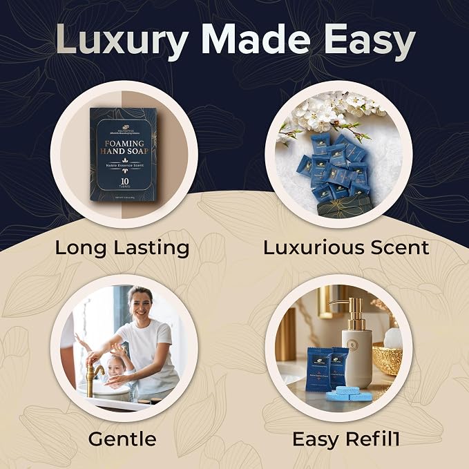 Foaming Hand Soap Tablets Refill Hotel Lobby Scent - Image 7