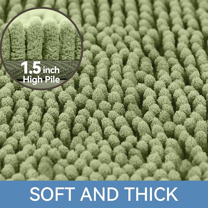 Bcoimo 30"×20" Absorbent Bath Mat, Non-Slip - Image 3