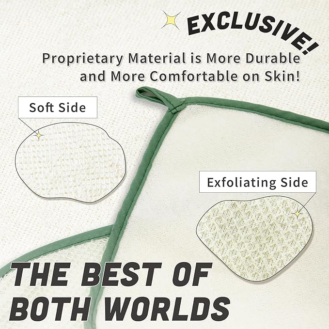 myHomeBody Dual-Textured Exfoliating Washcloth - Image 3
