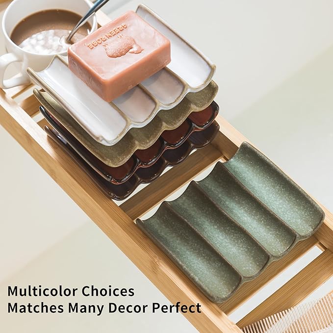Soap Dish Bar Sponge Soap Holder - Image 5