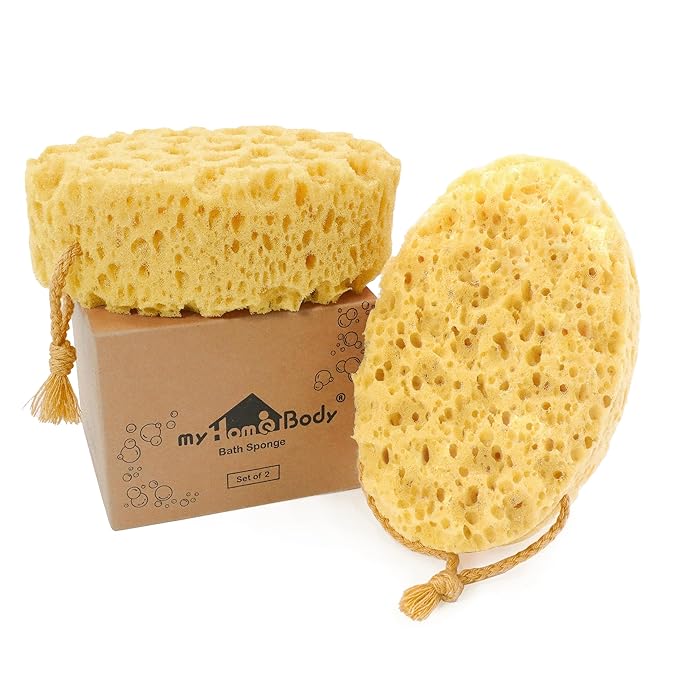 myHomeBody Bath Sponge, Foam Loofah, Body Scrubber by myHomeBody