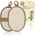 Natural Loofah with Handle, Back Scrubber by YOTDHUO