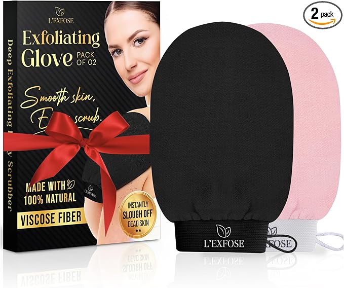 L'Exfose Kessa Hammam Deep Exfoliating Glove by LEXFOSE