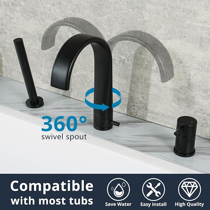 Waterfall Roman Tub Faucet - Image 3