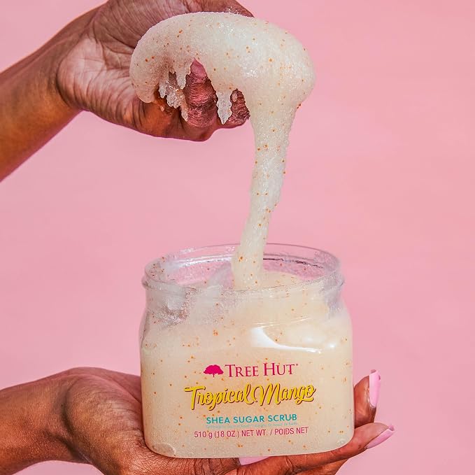 Tree Hut Shea Sugar Scrub Tropical Mango, Ultra Hydrating and Exfoliating Scrub - Image 9