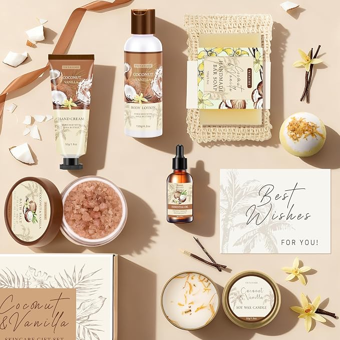 Gifts for Women Happy Birthday Gift Baskets, Bath and Body Gift Set Mothers Day - Image 2